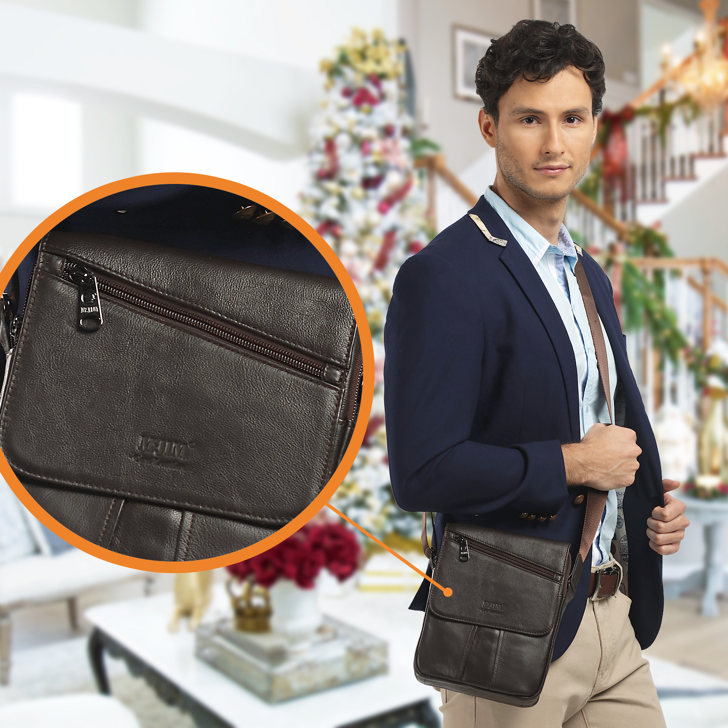 Mcjim sling bag leather sales